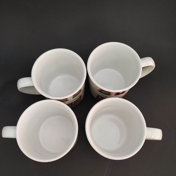 The Queen Victoria English Life Tea Coffee Mugs Cups Wade England Set of 4 Vtg - Picture 4 of 7